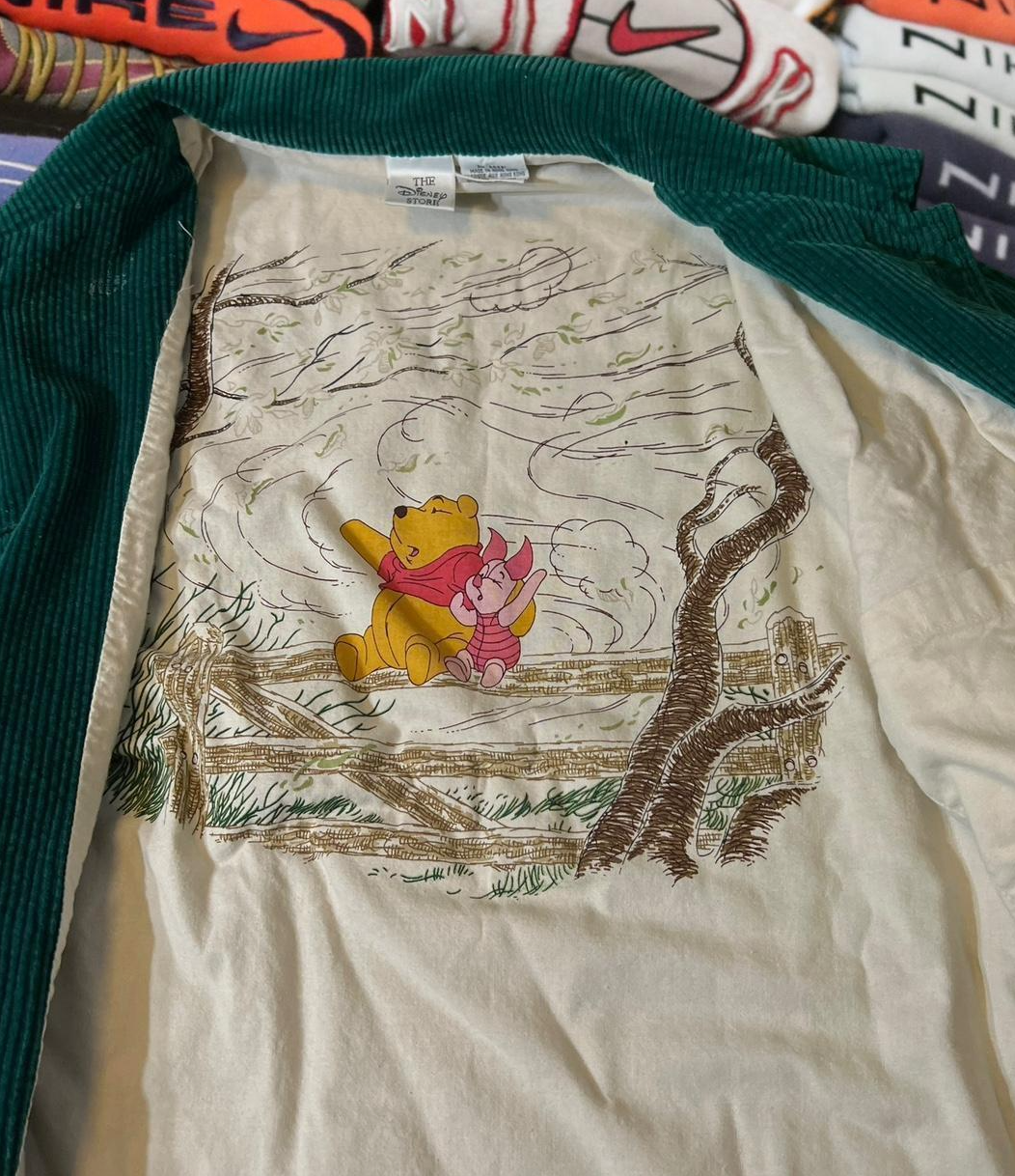 vintage  90s special edition winnie the pooh and friends jacket