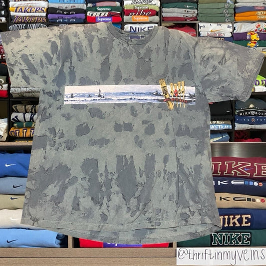 Vintage 90s Side Out Grunge Skater Surf Style Shirt/ (Free shipping)
